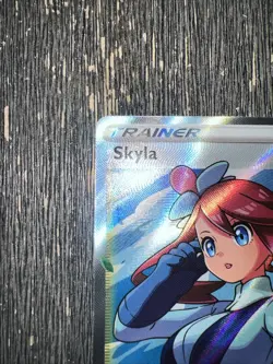 Pokemon TCG Skyla Holo Ultra Rare Full Art Card Shining Fates 072/072 - Image 5