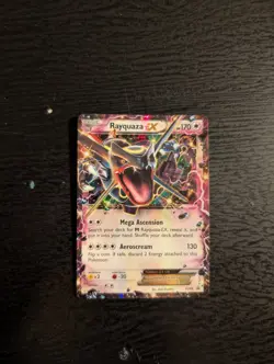 Pokemon Rayquaza-EX Ultra Rare Promo Card XY69 LP Condition - Image 2