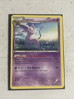 Pokemon 2012 Moderate Play Espeon Dark Explorers Rare 48/108 Card - Image 1