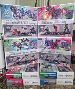 Japanese Gundam Card Game Assemble Start Deck ST01A/02A/03A/04A Set! US Shipped! - Image 1