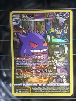 Pokemon Gengar TCG Lost Origin Trainer Gallery Holo Ultra Rare Card TG06/TG30 - Image 1