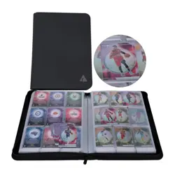 Card Binder for 55PT Sports Cards, 9 Pocket Fit 360 Cards, Ringless Trading C... - Image 1