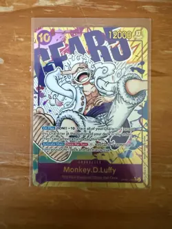 One Piece TCG OP05-119 Monkey D. Luffy Gear 5 Parallel SEC Alt Art English - Image 1