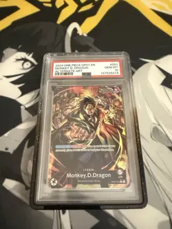 One Piece Namco 2024 500 Years Monkey.D.Dragon OP07-001 Foil Leader PSA 10 - Image 1