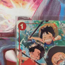 2025 Carrying On His Will Japanese-OP13-007 Ace/Sabo/Luffy SR BGS 9.5 - Image 3