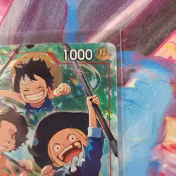 2025 Carrying On His Will Japanese-OP13-007 Ace/Sabo/Luffy SR BGS 9.5 - Image 4