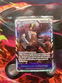 NM Donquixote Doflamingo OP14-069 SR Foil One Piece TCG English NM-Mint - Image 1