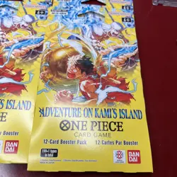 One Piece OP-15 Adventure On Kami’s Island Sleeved Booster Pack Lot Of 4 New 🔥 - Image 2