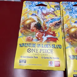 One Piece OP-15 Adventure On Kami’s Island Sleeved Booster Pack Lot Of 4 New 🔥 - Image 4