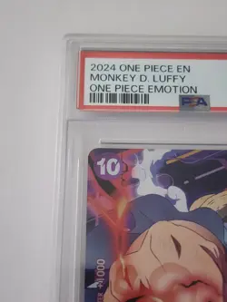 ONE PIECE 2024 PROMOS 041 MONKEY D. LUFFY ONE PIECE EMOTION PSA 10 - Image 2