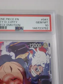 ONE PIECE 2024 PROMOS 041 MONKEY D. LUFFY ONE PIECE EMOTION PSA 10 - Image 3