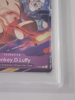 ONE PIECE 2024 PROMOS 041 MONKEY D. LUFFY ONE PIECE EMOTION PSA 10 - Image 4
