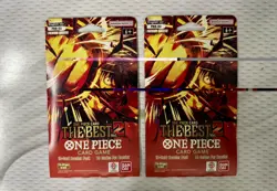 One Piece The Best Vol. 2 Premium Booster PRB-02 Sleeved Booster Pack (LOT OF 2) - Image 1