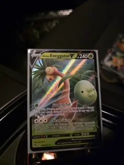 Pokemon Alolan Exeggutor v TCG Card 005/078 Pokemon Go - Image 3