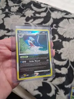 LP HOLO REVERSE Sharpedo 37/132 Reverse Holo Rare Secret Wonders Pokemon Card - Image 1