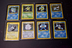 x8 Vintage Pokemon Card Holo Rare Lot, READ DESC. Condition varies MP to DMG, - Image 1