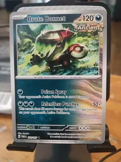 Pokemon TCG Brute Bonnet 118/167 Twilight Masquerade Card 2024 Regular - Image 1