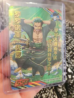 One Piece Collectible Card Foil Card Roronoa Zoro SSR 02 - Image 5