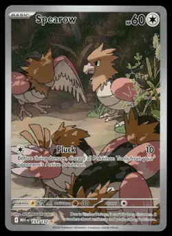 Pokemon Cards Spearow 151/132 Mega Evolution Illustration Rare NM - Image 1