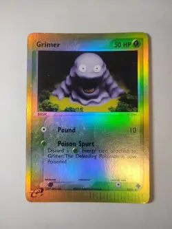 Grimer 57/97 EX Dragon Reverse Holo Pokemon TCG Card MP Vintage 2003 - Image 1