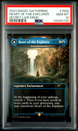MTG Magic the Gathering Tomb Raider Secret Lair SLD Heart of the Explorer PSA 10 - Image 1