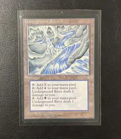 LP MTG Magic: The Gathering Underground River Ice Age Regular - Image 1