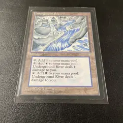 LP MTG Magic: The Gathering Underground River Ice Age Regular - Image 2