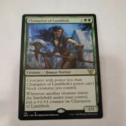 Champion of Lambholt 115 CMD: Kamigawa: Neon Dynasty Magic: The Gathering - Image 1