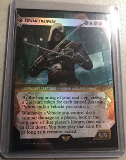 Edward Kenway (Showcase) (Textured Foil) #269 NM Assassin's Creed ACR Magic MTG - Image 1