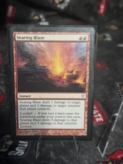 Playset x4 Searing Blaze - Worldwake - Lp Magic The Gathering MTG Comander - Image 4