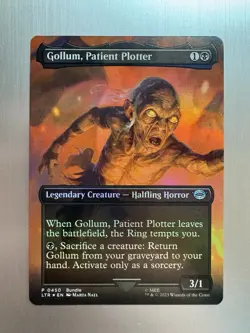 Gollum, Patient Plotter - 450 - MTG: Lord of the Rings - Borderless - FOIL - Image 1