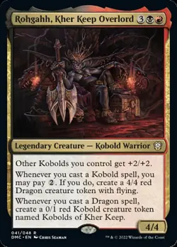 Rohgahh, Kher Keep Overlord [Dominaria United Commander] Foil Near Mint - Image 1