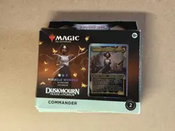 MTG Duskmourn: House of Horror Commander Deck – Miracle Worker NEW Sealed - Image 1