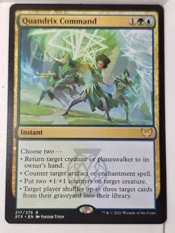Quandrix Command - Strixhaven: School of Mages - Magic the Gathering MTG Nice! - Image 1