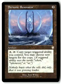 Strionic Resonator (Retro Frame) 165 Commander: The Brothers' War MTG NM - Image 1