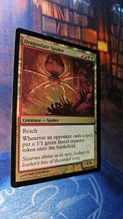 Mtg Dragonlair Spider Commander's Arsenal Foil Rare - Image 2