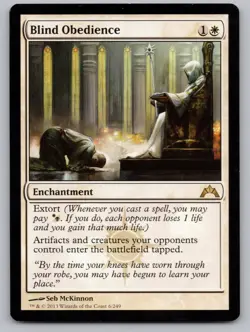 Blind Obedience 6 Rare Gatecrash MTG Near Mint - Image 1