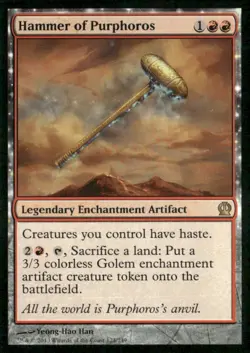 Hammer of Purphoros - Theros THS - 124 - MTG Magic - Image 1