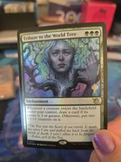 Mtg Tribute To The World Tree Foil Promo - Small Seller 😺 - Image 3