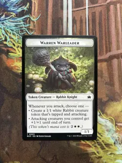 Warren Warleader Token #5 (NM) Bloomburrow BLB Magic MTG - Image 1