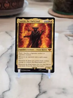 MTG Sauron, the Dark Lord Universes Beyond: the Lord of the Rings Regular NM - Image 1