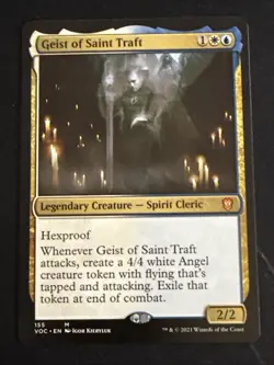 1x Geist of Saint Traft (155) Commander: Innistrad: Crimson Vow LP MTG Magic x1 - Image 1