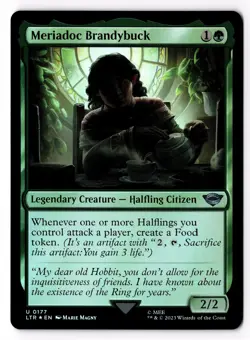 Meriadoc Brandybuck 177 UB: The Lord of the Rings: Foil NM - Image 1