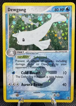 Pokemon Dewgong 3/112 Reverse Holo FireRed LeafGreen LP - Image 1