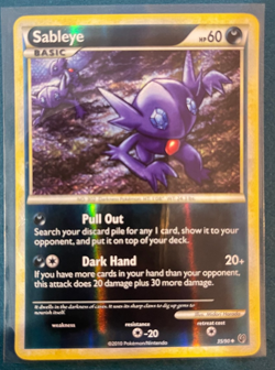 Sableye 35/90 - Undaunted 2010 - Reverse Holo - NM Pokemon Card - Image 1