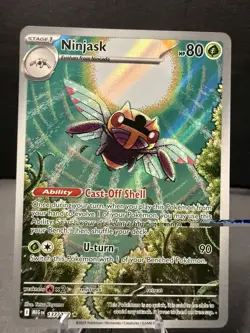 Ninjask 🥷 137/132 Me01: Mega Evolution Holo Illustration Rare Pokemon Near Mint - Image 1