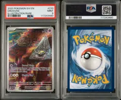 2023 POKEMON SVI EN-SCARLET & VIOLET ILLUSTRATION RARE #210 DROWZEE PSA 9 MINT - Image 3
