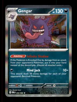 GENGAR 050/088 R PERFECT ORDER POKEMON HOLO NM/M - Image 1
