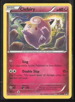 Clefairy 81/122 Common BREAKpoint Pokemon Moderately Played - Image 1