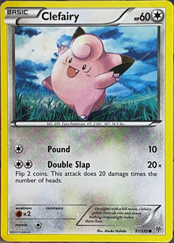 Clefairy - 97/135 - Plasma Storm Pokemon 2012 - Image 1